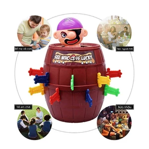 Hộp đồ chơi đâm hải tặc Barrel Pirate loại lớn 24 que, đồ chơi vui nhộn