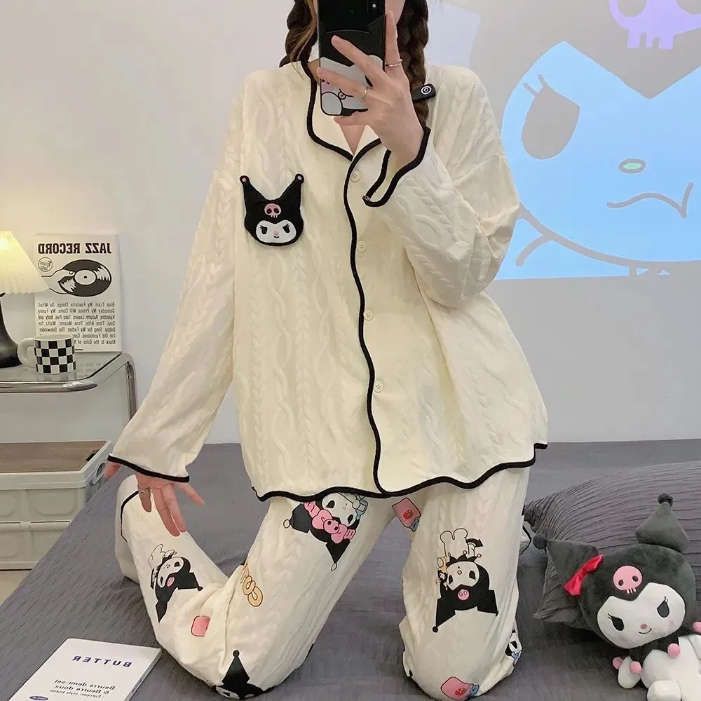 Bộ Đồ Ngủ Tay Dài Phong Cách Công Chúa Thời Trang Xuân Thu Kiểu Mới Dành Cho Nữ [Lff0726]