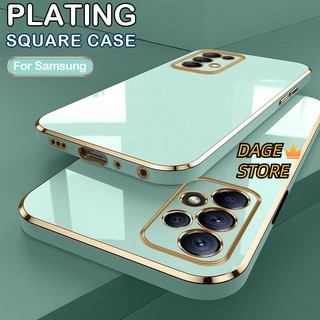 Ốp Điện Thoại Silicon Vuông Mạ Màu 6D Cho Samsung Galaxy A13 A23 A33 A53 A73 A14 A54 5G A04S A03 Core A32 A52 A72 A51 A71