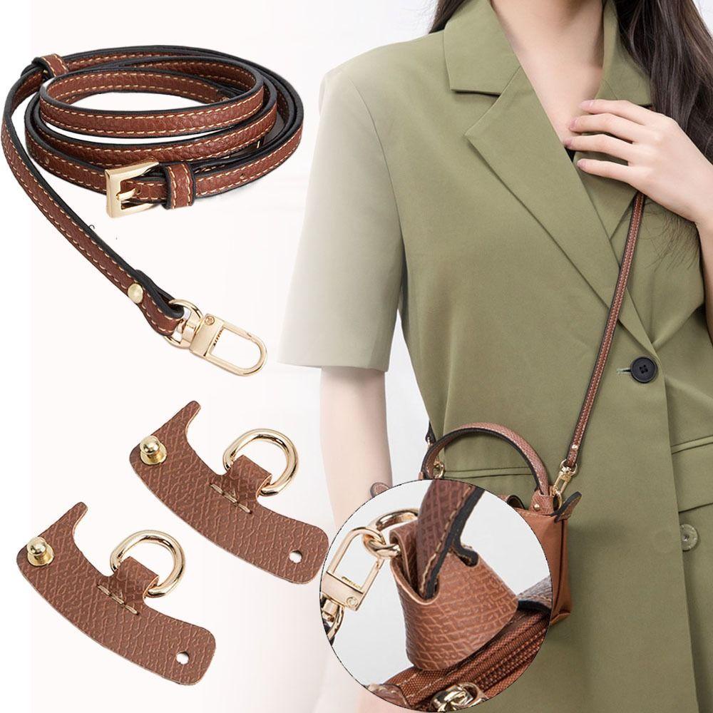 HOBBYIN Dây Đeo Túi Xách Bằng Da Thật Thay Thế Cho Longchamp