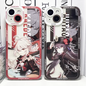 Ốp điện thoại Genshin Impact Hu Tao Kaedehara Ganyu Xiaomi Redmi Note 11 10 Pro 12 4G 13 Pro 5G 13 Pro Plus 9S 11S 10S POCO M3 Pro X3 NFC X4 X5 Pro F3 MI 11 Lite 5G NE 11T Pro Redmi 12 13C 12C 9A 10 Vỏ 9C
