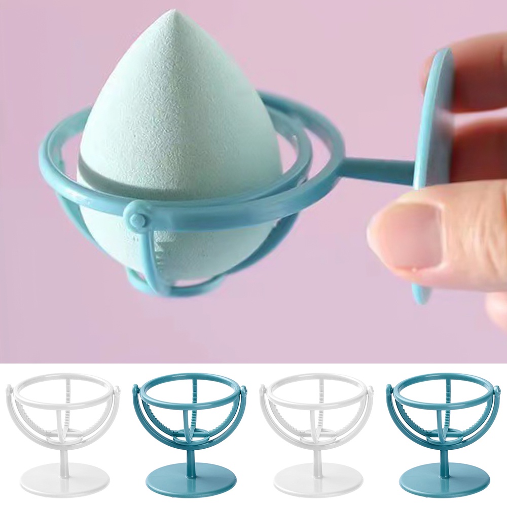 Giá Đỡ Mút Trang Điểm / Mút Trang Điểm Hình Trứng Gắn Tường Xoay Được Tiện Lợi