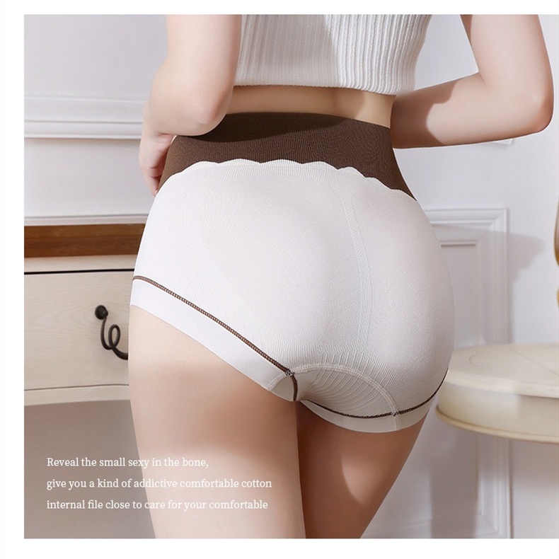 Quần Lót Cotton Không Đường May Mềm Mại Kháng Khuẩn 6 Màu Tùy Chọn