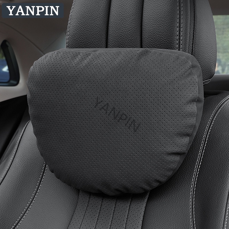 Peugeot Gối Tựa Đầu Bằng Da Lộn Cotton Thoáng Khí Cho Xe Hơi Peugeot 2008 3008 4008 5008 308 408 508 301
