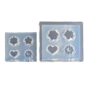 GODD 2 Chiếc Khuôn Silicon Mềm 4 Lỗ Cho DIY Thạch Pudding Làm Dụng Cụ Đúc Nhựa