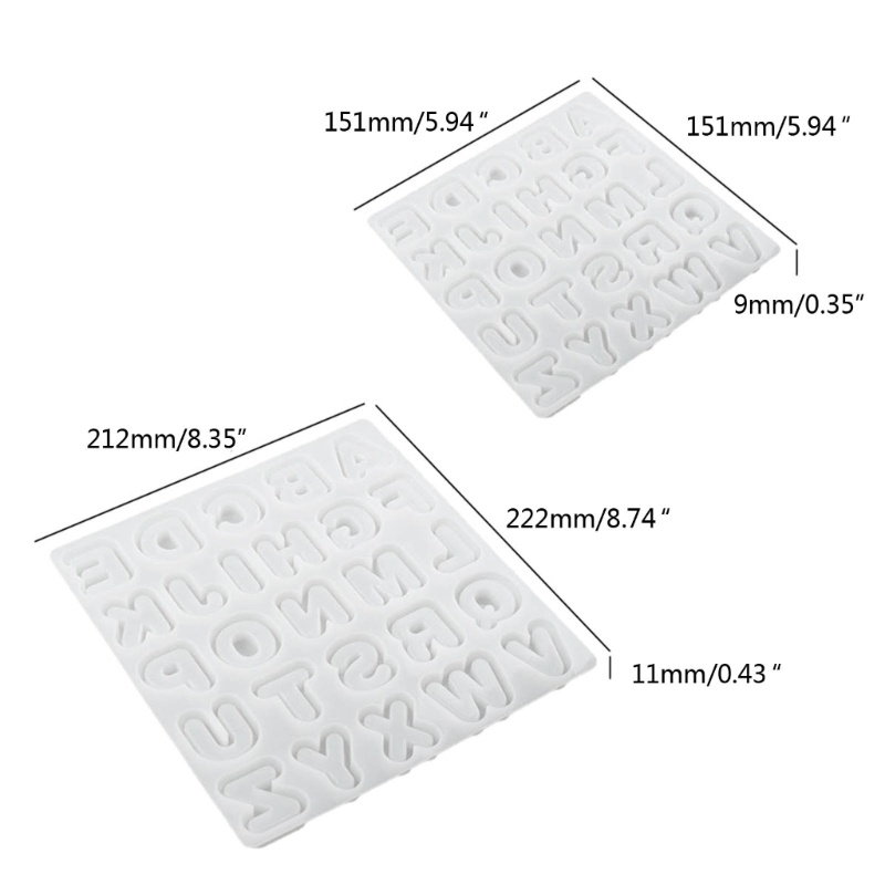 Unstop * Bảng chữ cái Mặt dây chuyền Khuôn silicon Nhựa Shaker Khuôn đúc cát lún Mini Hình chữ cái Khuôn nhựa DIY Orname