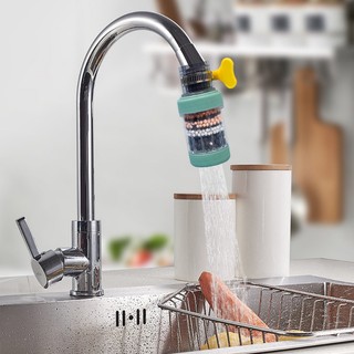 Máy Lọc Vòi Nước Nhà Bếp Có Thể Tháo Rời 6 Lớp / 360° Đầu Gắn Vòi Nước Chống Bắn Tung Tóe Tiết Kiệm Nước Có Thể Xoay Được