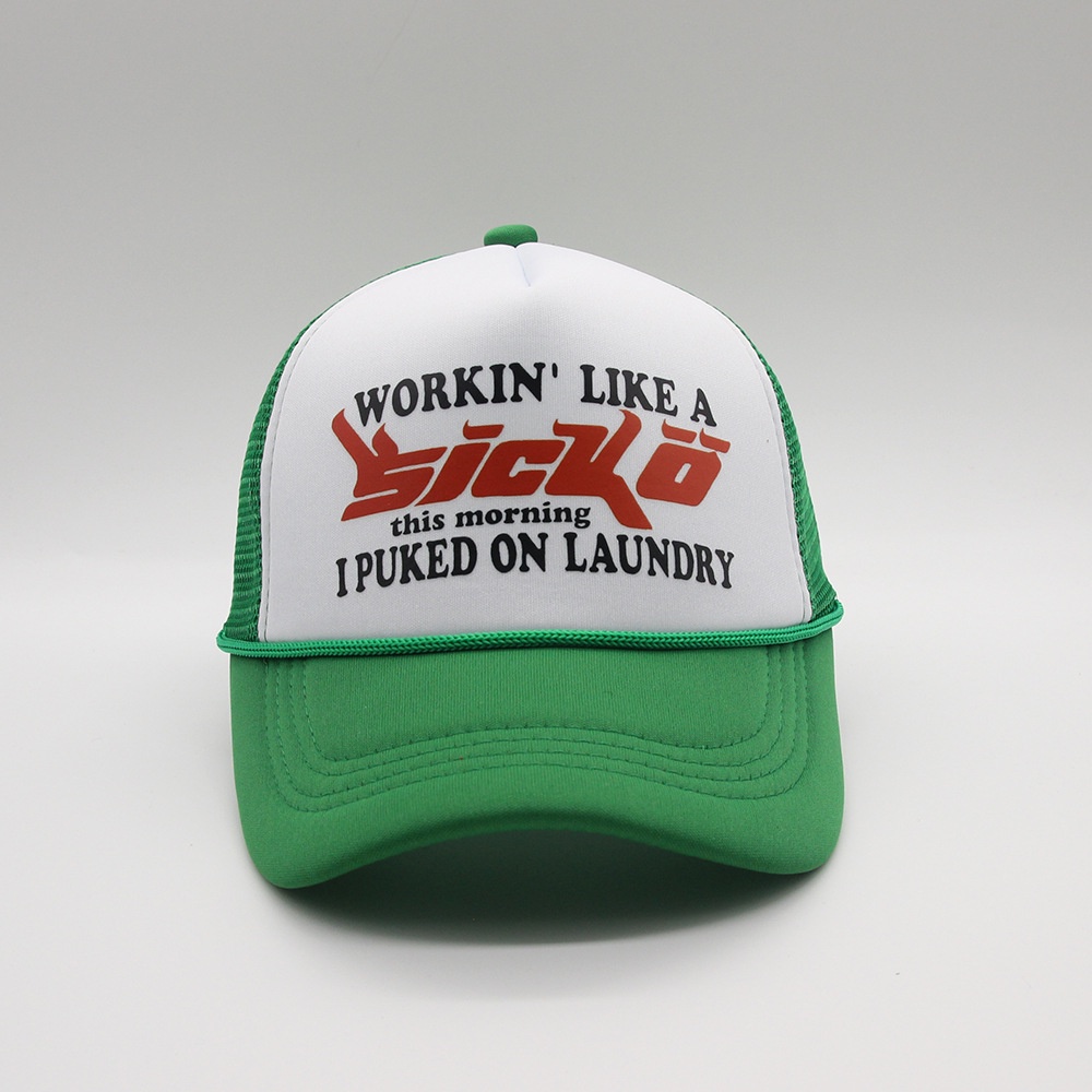 Mũ Lưỡi Trai In Chữ Ian Connor Sicko Trucker Thời Trang Đường Phố Cho Nam Và Nữ