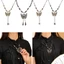 BTF Phong Cách Vintage Handmade Tròn Gốm Sứ Đính Hạt Vòng Cổ Xu Hướng Thiết Kế Bướm Vòng Cổ Choker Nữ Trang Sức