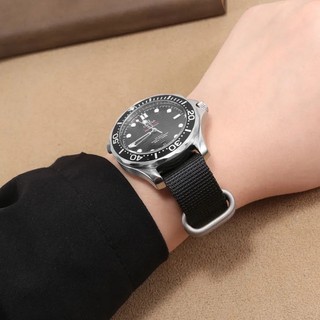 Dây đeo đồng hồ nato nylon vòng đeo tay mật độ cao 18mm 20mm 22mm 24mm chống bền dây đeo đồng hồ nam thay thế dây đeo bằng vải dệt