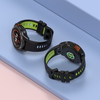 Dây Đeo Silicon 20/22/26mm Tháo Lắp Nhanh Cho Garmin Instinct 2/Fenix 7/7X/6X/Pro/Forerunner 745/935/945/955/5 Plus