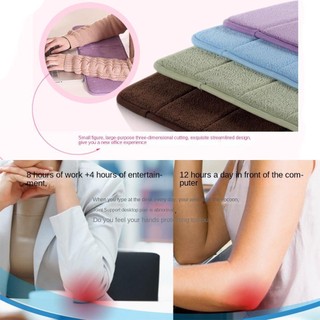 Thảm khuỷu tay máy tính METALWRK 60x20cm thấm mồ hôi, lót khuỷu tay bàn phím cotton siêu mềm, quà tặng cho bàn làm việc