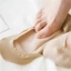 NICOLOO 2 Đôi Tất, Có Miếng Lót Gel Massage Chân Ice Silk Tất, Hỗ Trợ Vòm Thoải Mái Chăm Sóc Sức Khỏe Chỉnh Hình Miếng Lót Vô Hình Tất Nữ