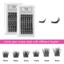AFTEROF Cụm mi riêng lẻ, Cụm mi chồn giả, Thời trang nữ D Curl Soft Fluff Dramatic DIY Nối mi nữ