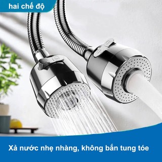 Đầu Nối Vòi Nước Tăng Áp Điều Chỉnh 2 Chế Độ Nước Chảy Xoay SUNNY DAY