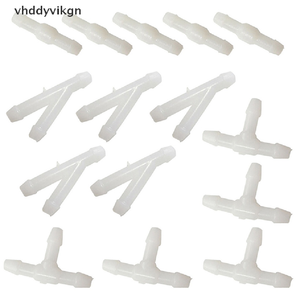 Set 15 Khớp Nối Ống Nước Rửa Kính Chắn Gió Xe Hơi Chữ T Y I Type