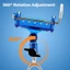 TOPTOOLCX Giá đỡ tháp pháo có thể điều chỉnh Cần câu hỗ trợ giá câu cá