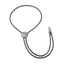 KIN Western Bolo Tie Vintage Bolo Tie Turquoise Bolo Tie nam Cao bồi cà vạt cà vạt