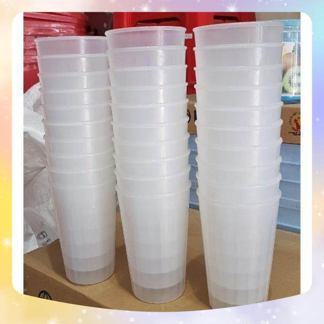Set 10 cốc nhựa uống nước  nhựa cao cấp việt nhật cốc sọc  aladanh-net-vn