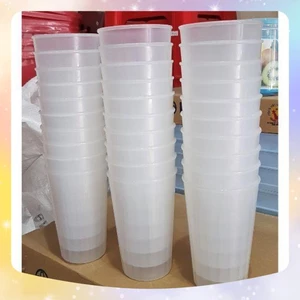 Set 10 cốc nhựa uống nước nhựa cao cấp việt nhật cốc sọc aladanh-net-vn