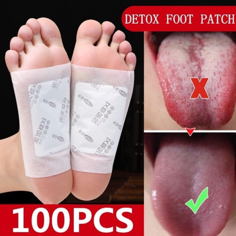 Set 50 Miếng Dán Thải Độc Lòng Bàn Chân Thảo Dược Bắc Kinh Làm Sạch Sâu Chăm Sóc Sức Khỏe