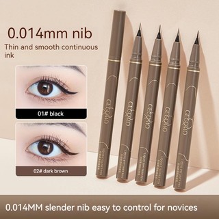 Bút Kẻ Mắt GECOMO Siêu Mịn Nhanh Khô Chống Thấm Nước Và Mồ Hôi Lâu Trôi Không Nhòe 4 Màu Tùy Chọn