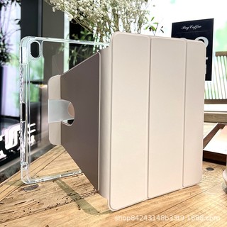 720°Ốp Bảo Vệ Máy Tính Bảng Bằng Acrylic Cứng Siêu Mỏng Cho iPad Pro 11 2022 4th M2 Air 5 Air 4 3 2 1 10th 10.9 10.2 9th 8th 7th 9.7 6th 5th Giá Đỡ