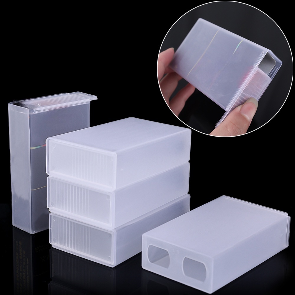 Hộp Nhựa Trong Suốt Hình Chữ Nhật Có Nắp Trượt Đựng Dây Cáp Dữ Liệu / Trang Sức Để Bàn