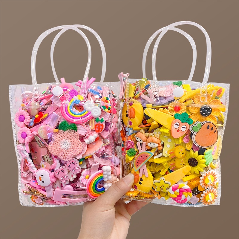 Set 14 Kẹp Tóc Thiết Kế Nhỏ Xinh Thời Trang Phong Cách Hàn Quốc,  Kẹp Tóc Mái Dễ Thương Xinh Xắn Dành Cho Bé Gái MÃ: 96