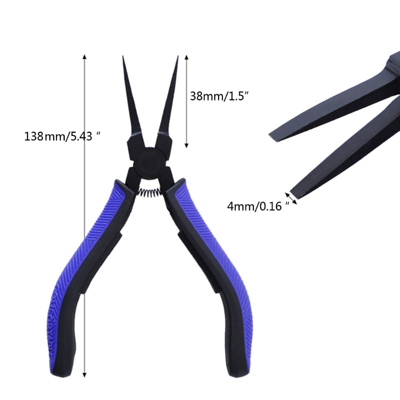 Richh Kìm Mũi Dẹt Làm Trang Sức Thủ Công diy