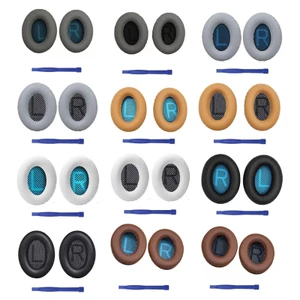 Miếng đệm tai thoáng khí cho tai nghe QC35 QC15 QC25 Tay cầm tai nghe thân thiện với da