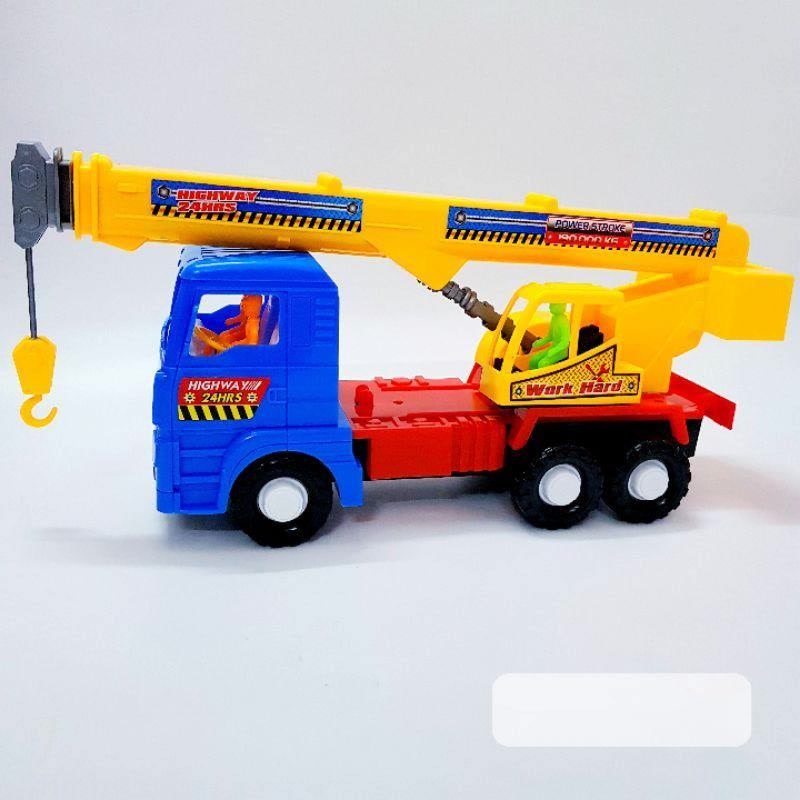 [HỎA TỐC TPHCM] Đồ chơi xe cần cẩu móc chạy trớn 40cm đồ chơi trẻ em HÀNG VN - TO - ĐẸP]