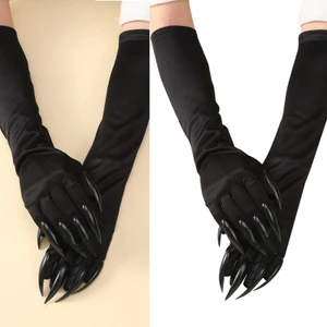 YOI Đáng Sợ Halloween Sói Móng Vuốt Găng Tay Handmade Móng Tay Phù Thủy Tay Mardi Gras Móng Tay Dài Sinh Nhật Trang Phục Hóa Trang