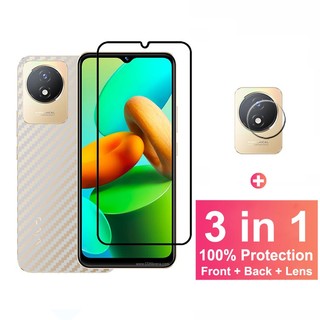cường lực Vivo Y02T Kính Cường Lực Bảo Vệ Màn Hình Cho Vivo V27 Y27 Y78 Y36 Y02 Y22 Y16 V25 V23 Y02a Y22s V23e X90 Pro 5G Bảo vệ máy ảnh & Phim sợi carbon