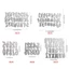 BTF Kim Loại Chết Cắt Chữ Số Dập Nổi Stencil Cắt Chết Cho Thẻ Làm Khuôn