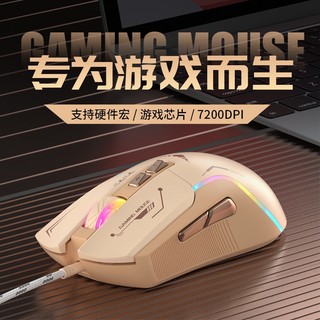 Chuột Chơi game Có Dây Phát Sáng Không Ồn Dùng Chơi game Cho Máy Tính Để Bàn Cho Bé [Lff0907]