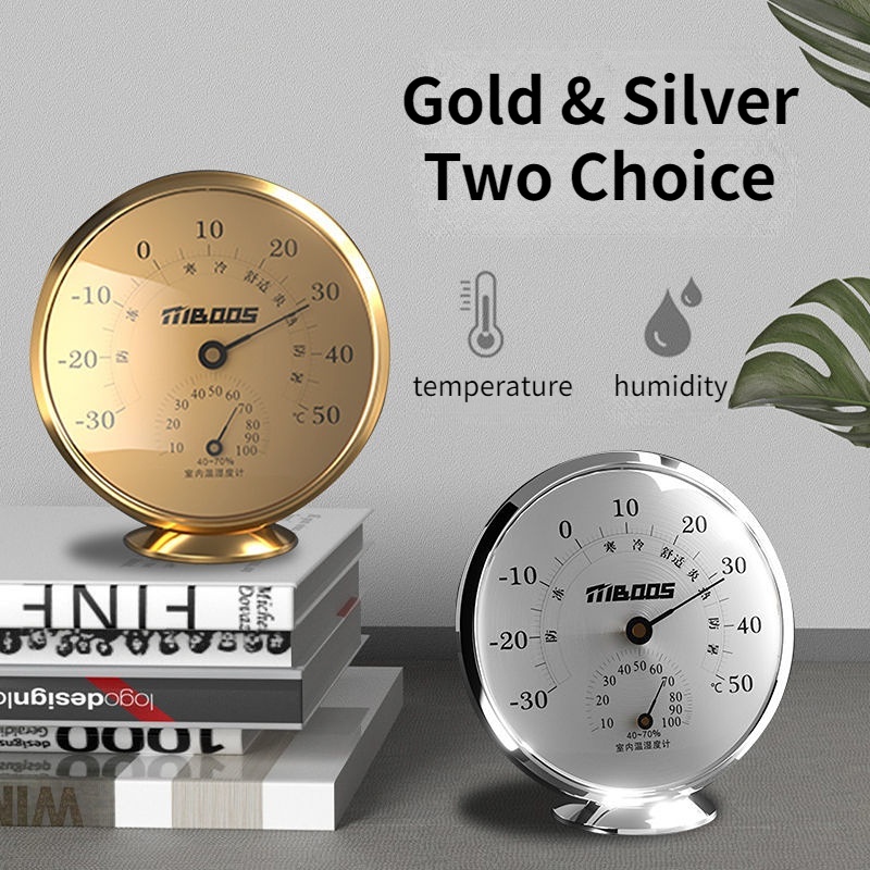 Nhiệt Kế Đo Nhiệt Độ Và Độ Ẩm Gắn Tường Độ Chính Xác Cao Tiện Dụng Cho Gia Đình