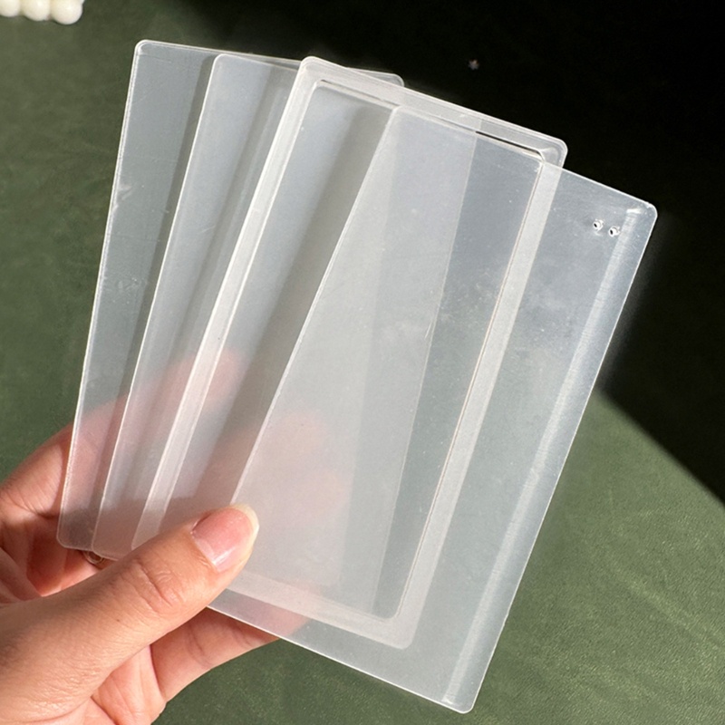 Ppy DIY Quicksand Trống Thẻ Gạch Trong Suốt Tấm Acrylic Trống Khuôn Cát Cát