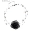 Vòng Cổ Choker Họa Tiết Hoa Đính Ngọc Trai Trắng Đen Lãng Mạn Thời Trang Mùa Hè Cho Nữ VN