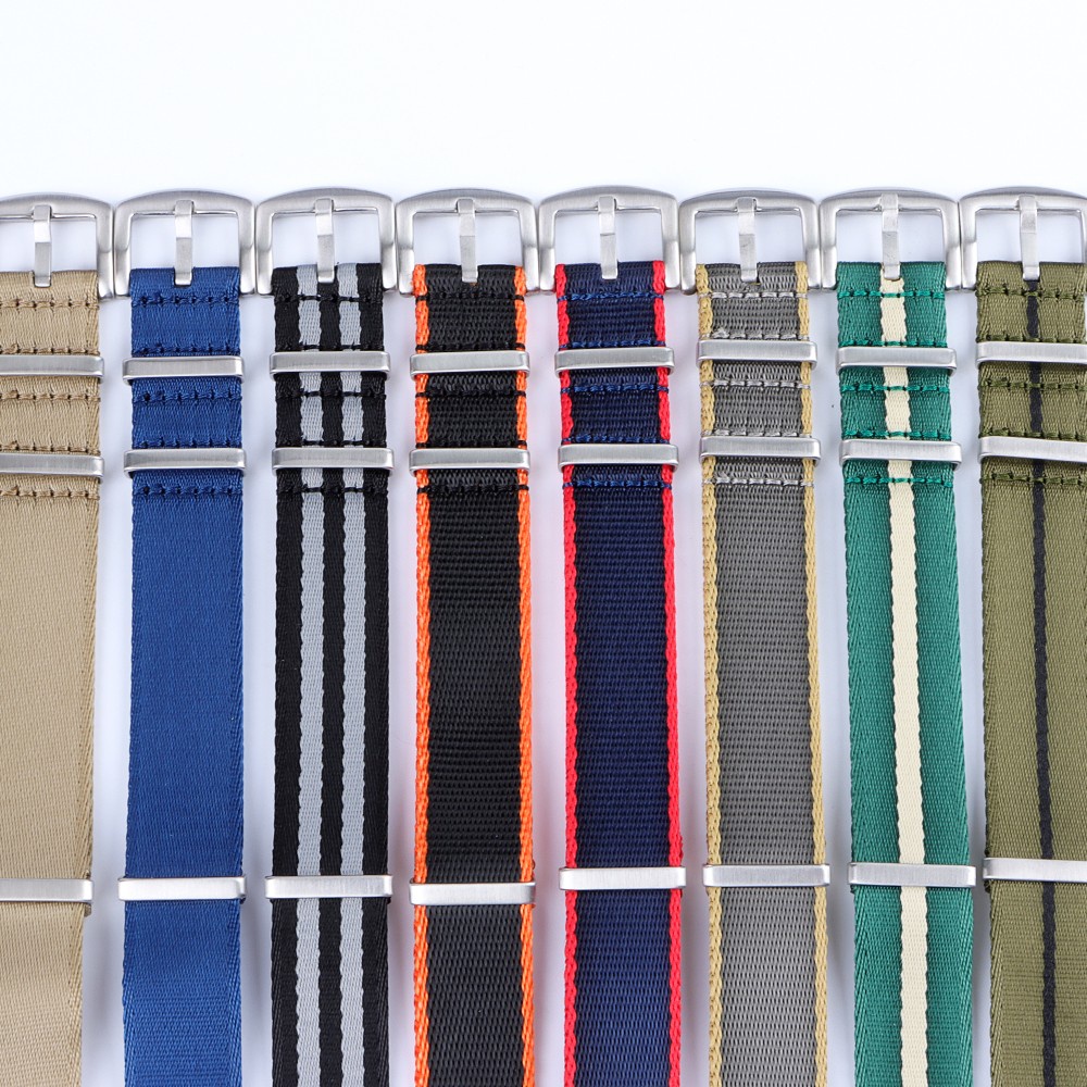 Dây Đeo Nylon Thay Thế Cho Đồng Hồ Thể Thao Nam Nữ NATO ZULU 20mm 22mm