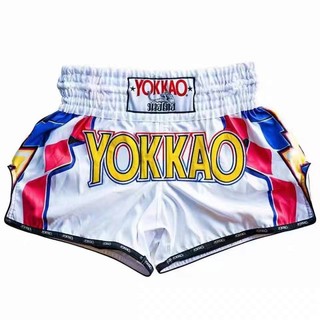 [Yokkao] Quần Muay Thai boxing co giãn nhanh khô thấm mồ hôi cho người lớn nam nữ và trẻ em, YYBS
