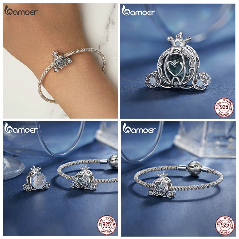 Charm làm trang sức DIY BAMOER bạc S925 SCC2533
