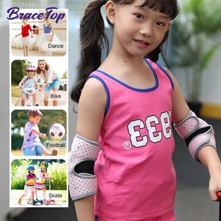 1 Cặp Đệm Bảo Vệ Khuỷu Tay Bằng cotton Thoáng Khí Có Thể Điều Chỉnh Hỗ Trợ Chơi Bóng Rổ / Trượt Băng / Bảo Vệ Khuỷu Tay Cho Trẻ Em