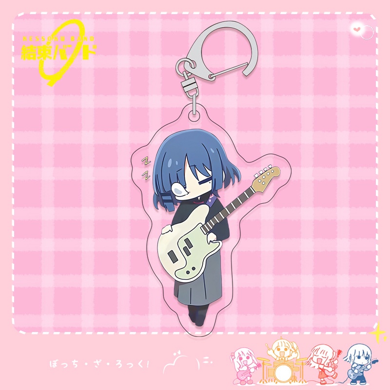 Mô hình Bocchi The Rock! Móc Khóa Hoạt Hình Gotou Hitori Ijichi Nijika Dễ Thương