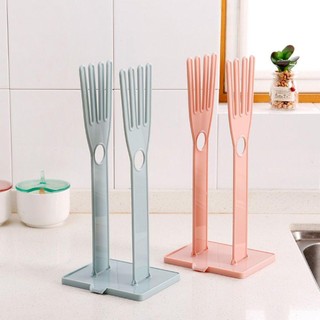 Giá đỡ máy sấy, giá treo găng tay nhựa xanh/hồng, giá phơi tái sử dụng đa chức năng, móc treo nhà bếp