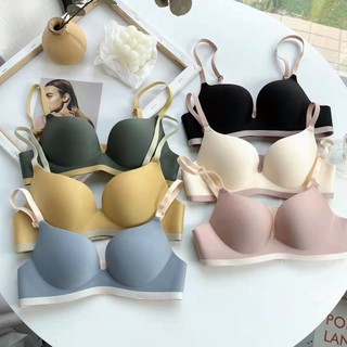 Áo Lót Nâng Ngực Không Đường May Màu Sắc Tương Phản Đơn Giản Luyoo11.vn