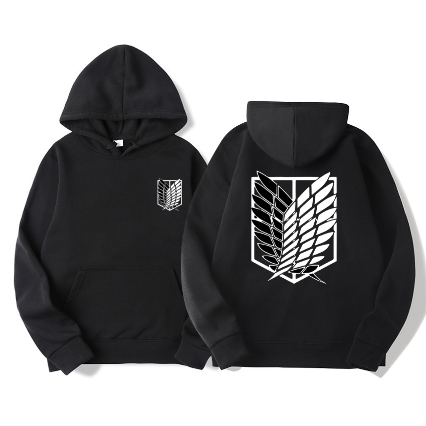 Attack on titan women's hoodie anime hoodies nam women streetwear pullover harajuku shingeki no kyojin hoodies sweatshirt quần áo
