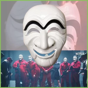 Money heist cosplay masque horror party cosplay masque prank masque cho halloween cosplay party lễ hội âm nhạc gelhvn