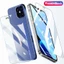 Kính cường lực bảo vệ mặt trước + mặt sau cho iPhone 14Plus 13Mini 12Mini Tấm bảo vệ màn hình cho iPhone 14 13 12 11 Pro MAX Plus Mini