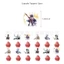ST2 Genshin Tác Động Chủ Đề Trẻ Em Sinh Nhật Trang Trí Biểu Ngữ Bánh topper Bóng Bộ Cung Cấp TS2